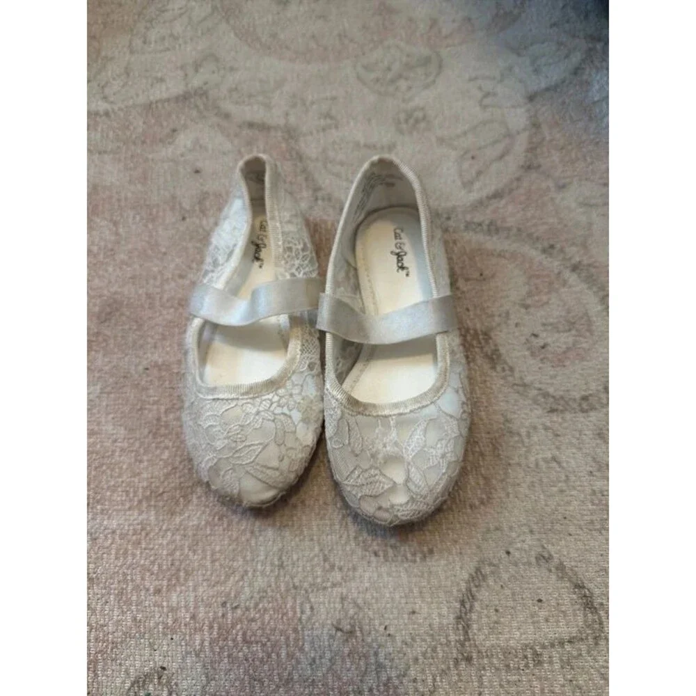 Size 8 toddler girl ballet dress up shoes